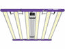 Top-down view of the SecretLED SL-830 UV/IR LED grow light showing fully lit light bars.
