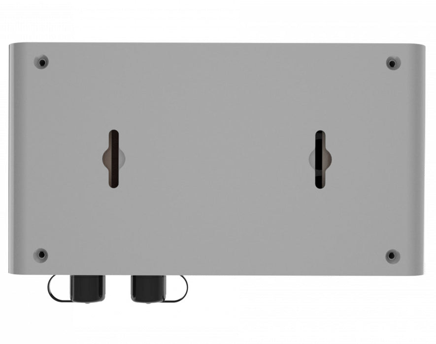 Back view of SecretLED Lighting Control showing mounting slots and cable connectors

