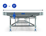 Wachsen Rolling Bench available in 4 foot and 5 foot widths, ideal for almost any growing environment.