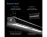 Feature graphic highlighting the AC Infinity IONFRAME A7 LED grow light with a thick aluminum heatsink, detachable driver, heavy duty mounting brackets, and IP67 humidity resistant construction.
