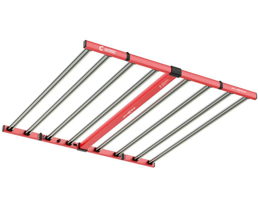 California Lightworks SolarXtreme 820 LED grow light side view with open frame design, optimized for efficient indoor plant lighting and canopy coverage.