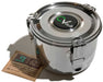 Stainless steel CVault Personal storage container with locking lid and included Boveda 62% RH humidity control pack, designed for keeping bud fresh and protected.