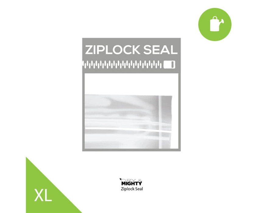 Dry and Mighty smell proof resealable bag with ziplock closure FDA approved food safe herbs storage pouch.