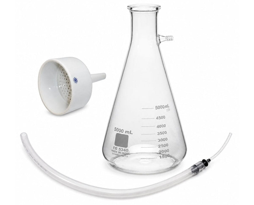 ExtractCraft Filtration Flask with Büchner Funnel Option - 1L or 5L