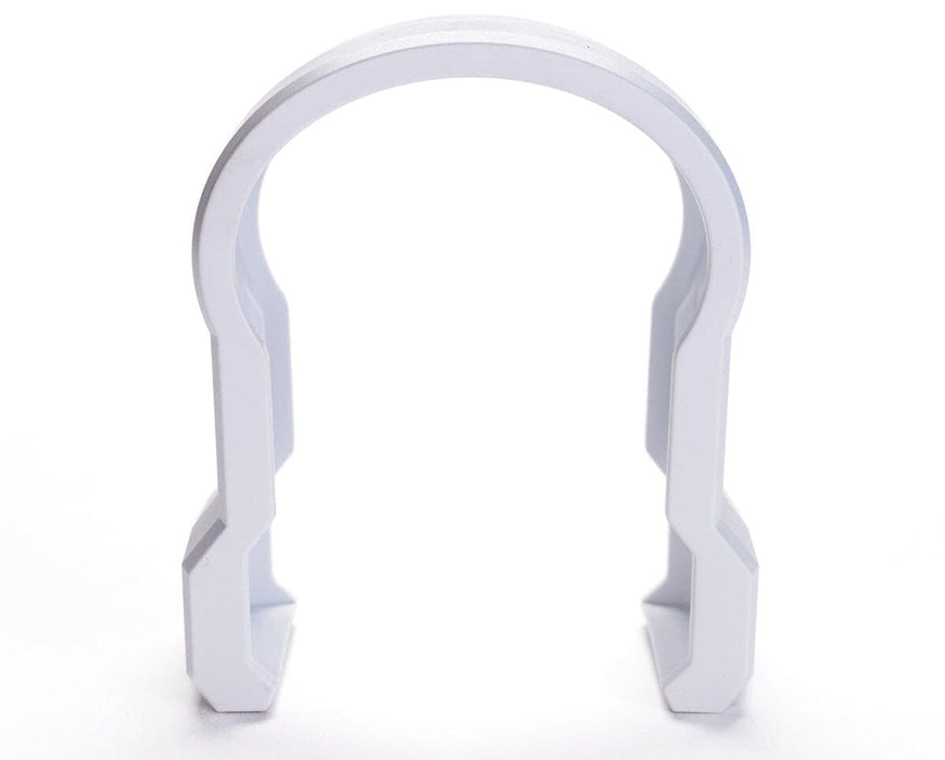 Upright view of Faven coupling showing open slot for light bar connection.