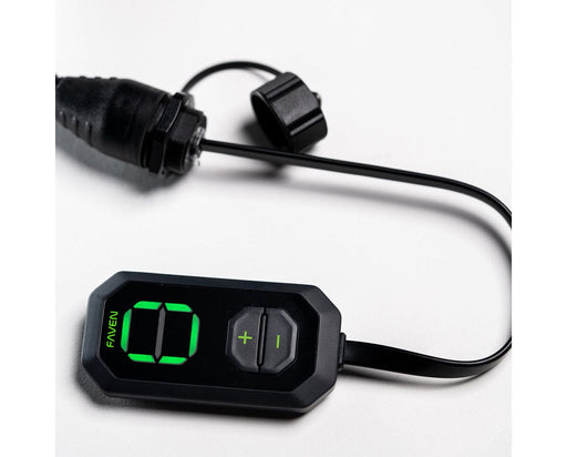 Image of the Faven Mini Controller with increase/decreases light intensity buttons.