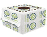 Single Fibrgro AirMax coco propagation cube wrapped in branded white non-woven fabric with visible top planting hole and air-pruning drainage holes.