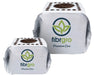 Fibrgro 4x4 inch Propagation Coco Cube front view featuring washed and buffered coco coir with balanced air and water retention for strong seedling development.