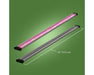 FloraFlex LED light bars with pink glow and standard 40-inch length measurement for each unit.