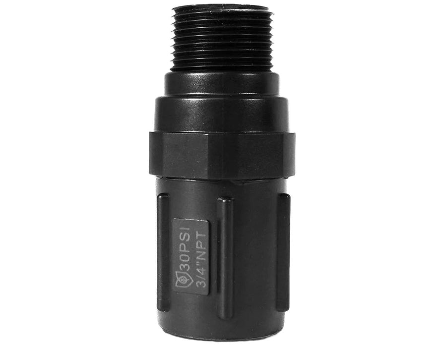 Durable 30 PSI 3/4-inch NPT irrigation pressure control fitting