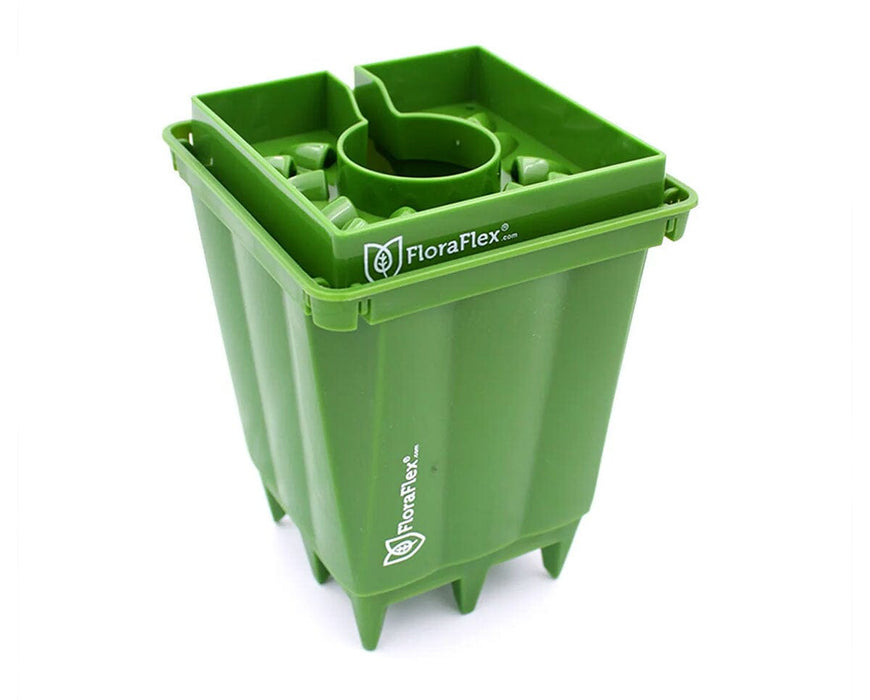 FloraFlex POTPRO 4-Inch Pot with FloraCap cover for automated watering and nutrient delivery.