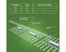 Wiring diagram for daisy chaining FloraFlex 700W LED with amp draw and cord SKUs by voltage type.