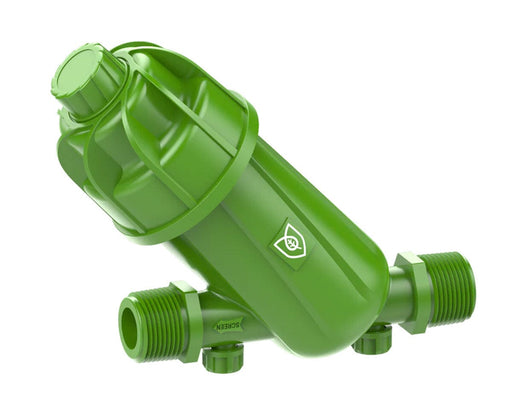 FloraFlex Disc Filter perspective view highlighting sturdy construction and dual-threaded connectors.