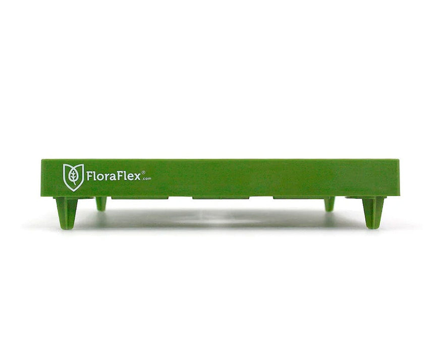 FloraFlex 6-Inch FloraCap side profile showing elevated base with short support legs for stable placement.
