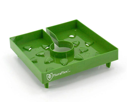 FloraFlex 6-Inch Single Use FloraCap angled side view showing louvered irrigation design.