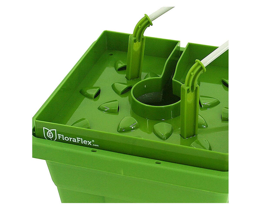 FloraFlex 6-Inch Single Use FloraCap installed on PotPro system for efficient top feeding.