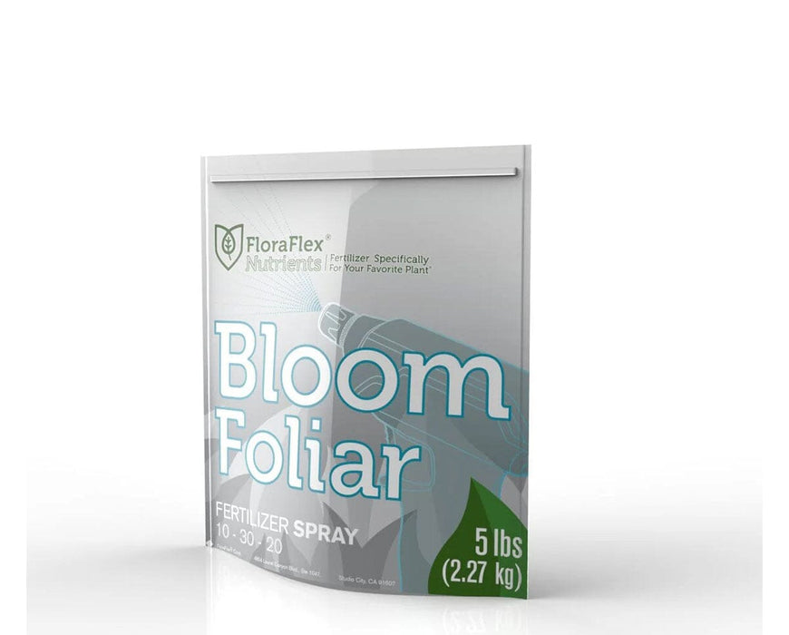 FloraFlex Bloom Foliar Nutrients fertilizer spray 5 lbs resealable bag, formula 10-30-20.