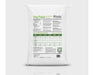 FloraFlex Veg Foliar Nutrients 25 lbs bag back view with guaranteed analysis and feeding schedule.