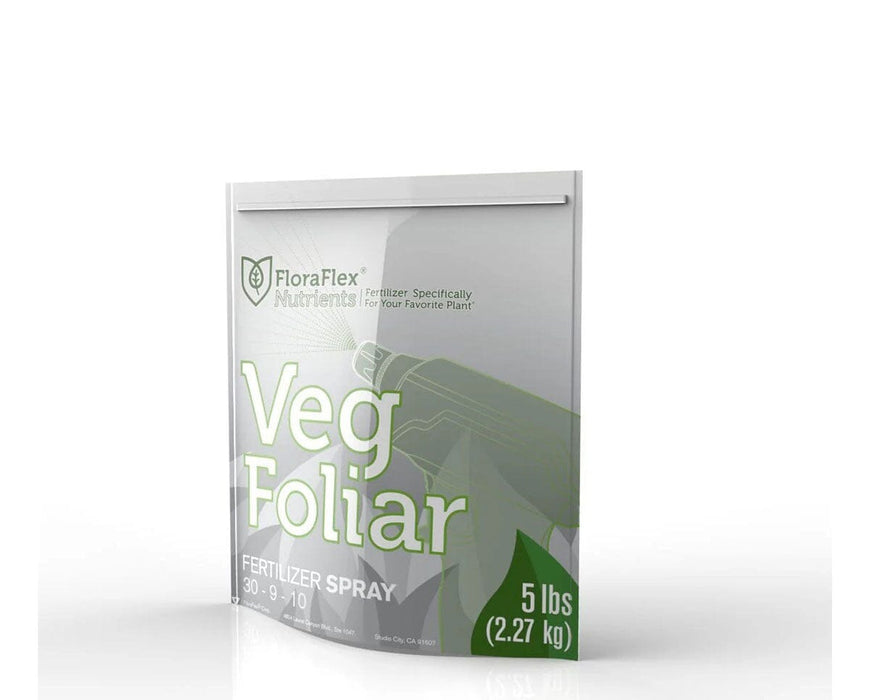 FloraFlex Veg Foliar Nutrients 5 lbs resealable pouch, formula 30-9-10.