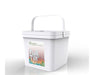 FloraFlex Full Tilt 10lb plastic bucket container with handle for bloom ripening nutrients.