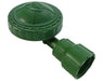 FloraFlex 16/17mm lateral flush valve with threaded 1/2" NPT connector for irrigation system installation.
