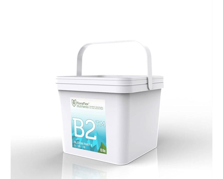 FloraFlex B2 Bloom Part 2 10 lb bucket container, nutrient fertilizer 0-28-18.