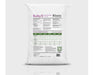 Back label of FloraFlex Bulky B 25 lb nutrient bag with feeding schedule.
