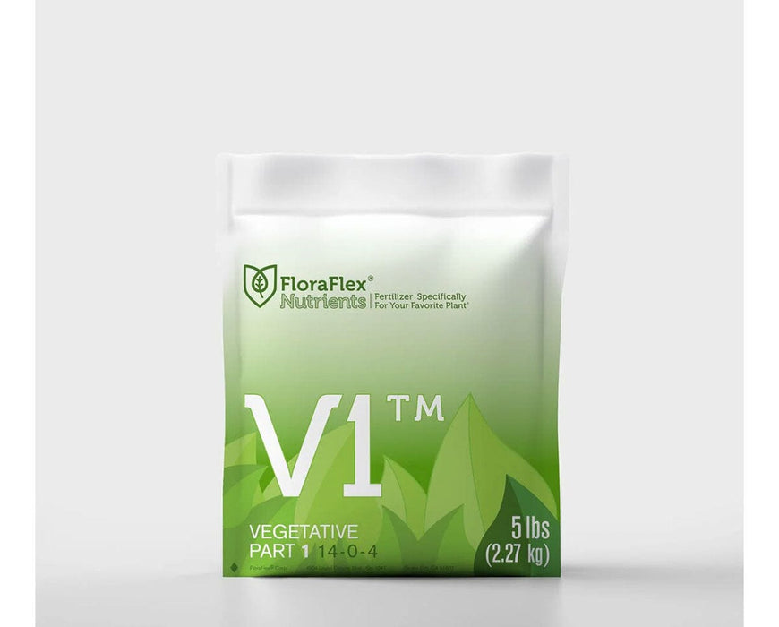 FloraFlex V1 Vegetative Part 1 5lb resealable bag.
