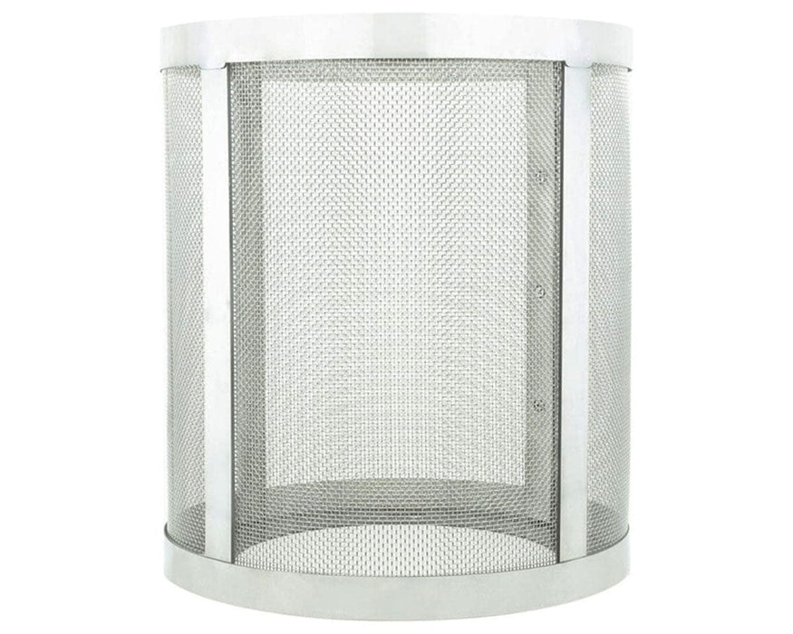 Stainless steel sifter barrel for the Futurola Super Shredder Mini featuring fine mesh screen and durable frame.