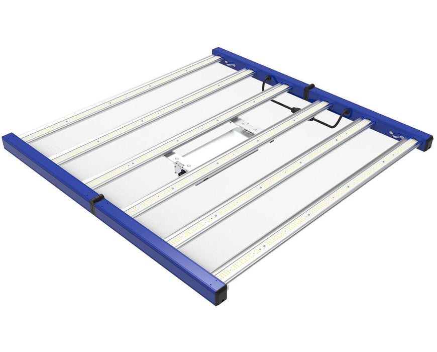 Fully expanded Tarantula Revolution 480 with six LED bars and wiring shown, ready for mounting.
