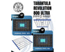 Grand Master LEDs Tarantula Revolution 800 Ultra PPFD map showing uniform 4x4 canopy coverage at 12 and 18 inches.