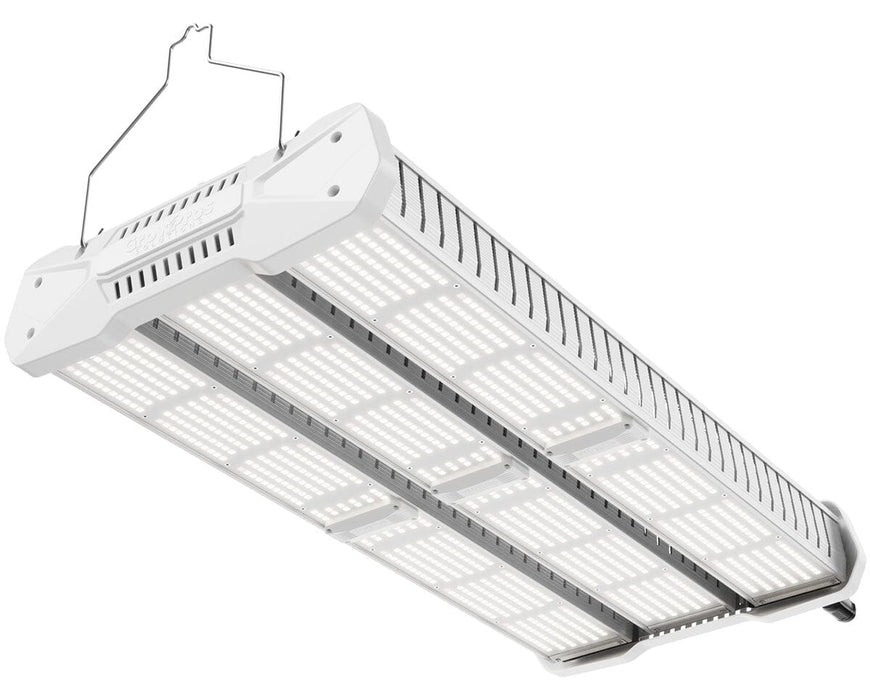 Bottom view of Grow Pros AK-HB full spectrum LED grow light displaying high density diode layout for deep canopy penetration.