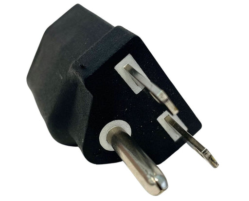 Black 120V to 240V power adapter plug with durable design for Grower’s Choice grow lights.