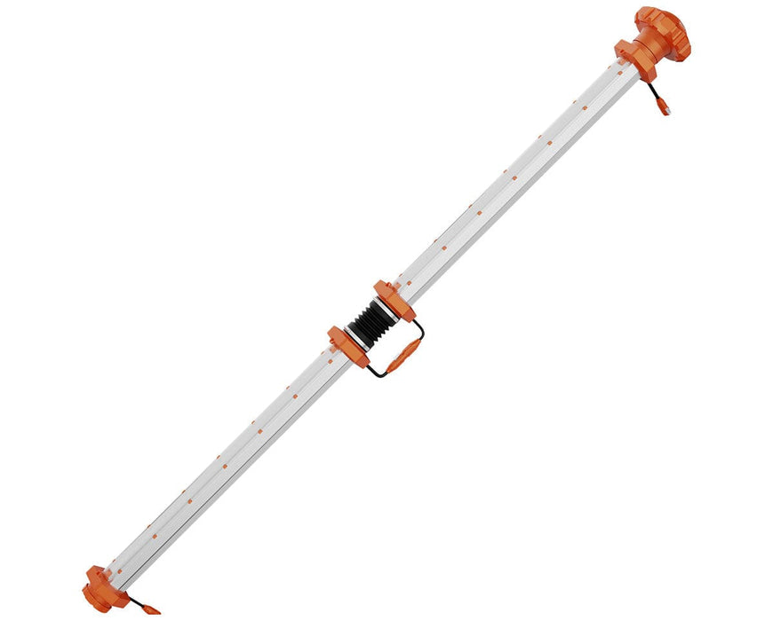 GrowPros Under Canopy Light Model 5 air circulation LED bar with integrated aluminum ventilation tube and deep red spectrum output.