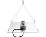 HLG 100 Rspec LED grow light fixture with quantum board and white light panel mounted on aluminum heatsink.