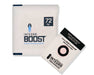 Integra BOOST 72% RH 8g 2-way humidity control pack retail box display with 144 individually wrapped units.