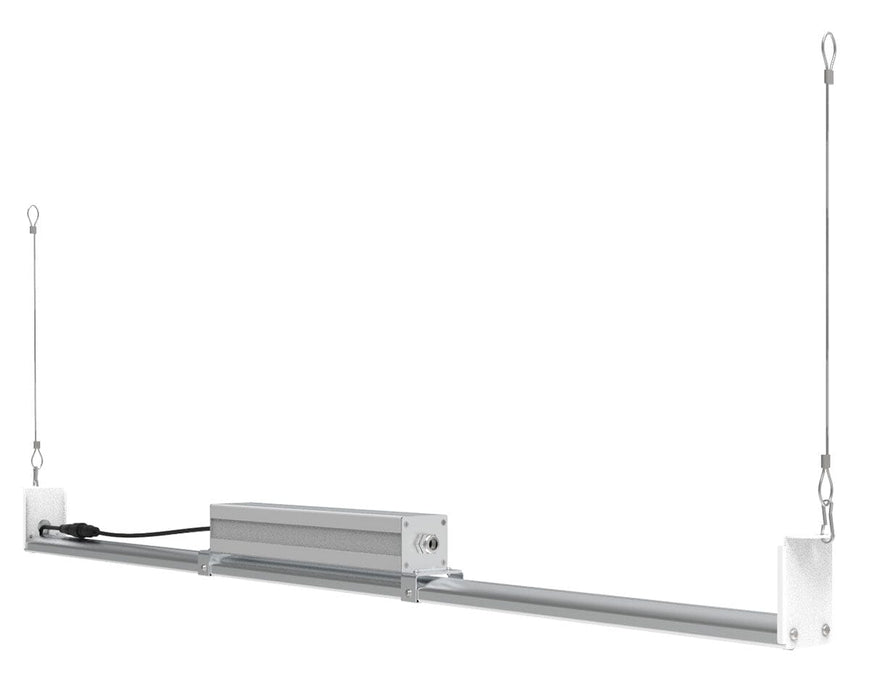 Rear view of Nova Sun 100W LED light bar with control port and power cable, ready for plug-and-play use.