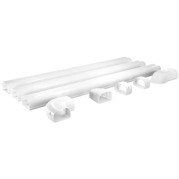 MrCool LineGuard Line Set Cover Kit 4.5 in. 16-Piece Complete for Ductless Mini-Split MrCool 