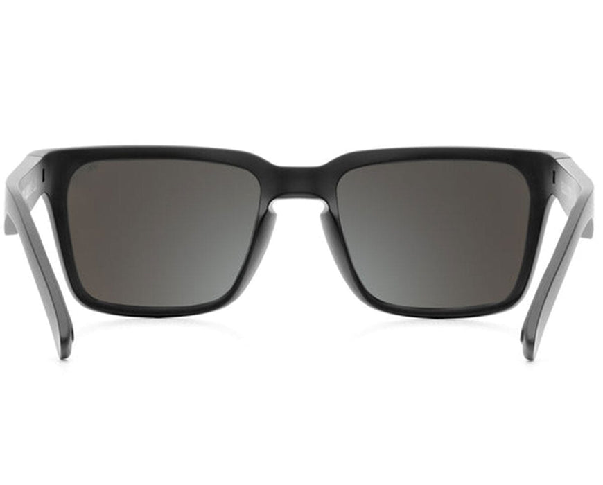 Method Seven Evolution FX2 matte black sunglasses back view showing LED grow light protective lenses.