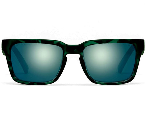 Method Seven Evolution FX2 Emerald Tortoise grow room glasses with mirrored emerald lenses front view display.