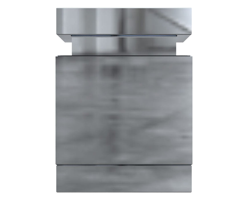 Nugsmasher 14g Pre Press Mold Pro front view with polished steel finish and engraved text.