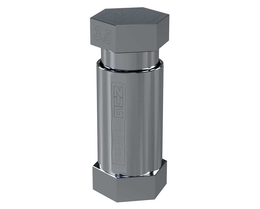 Nugsmasher 3.5g Pre Press Mold Pro assembled angled side view with engraved 3.5 marking.