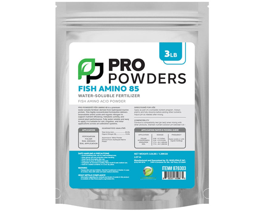 Pro Powders Fish Amino 85 (Fish Amino Acid Powder)