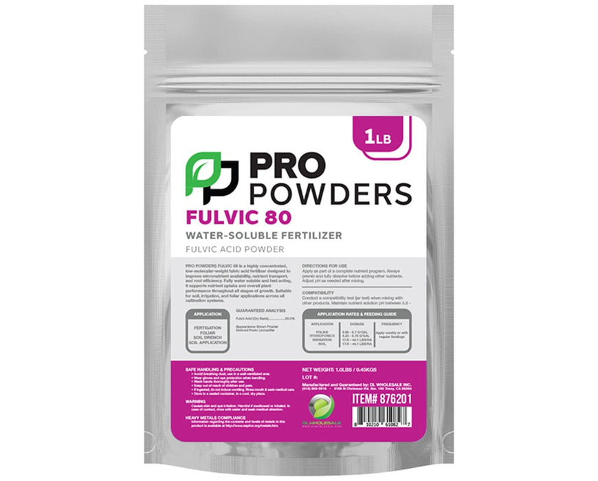 Pro Powders Fulvic 80 (Fulvic Acid Powder)