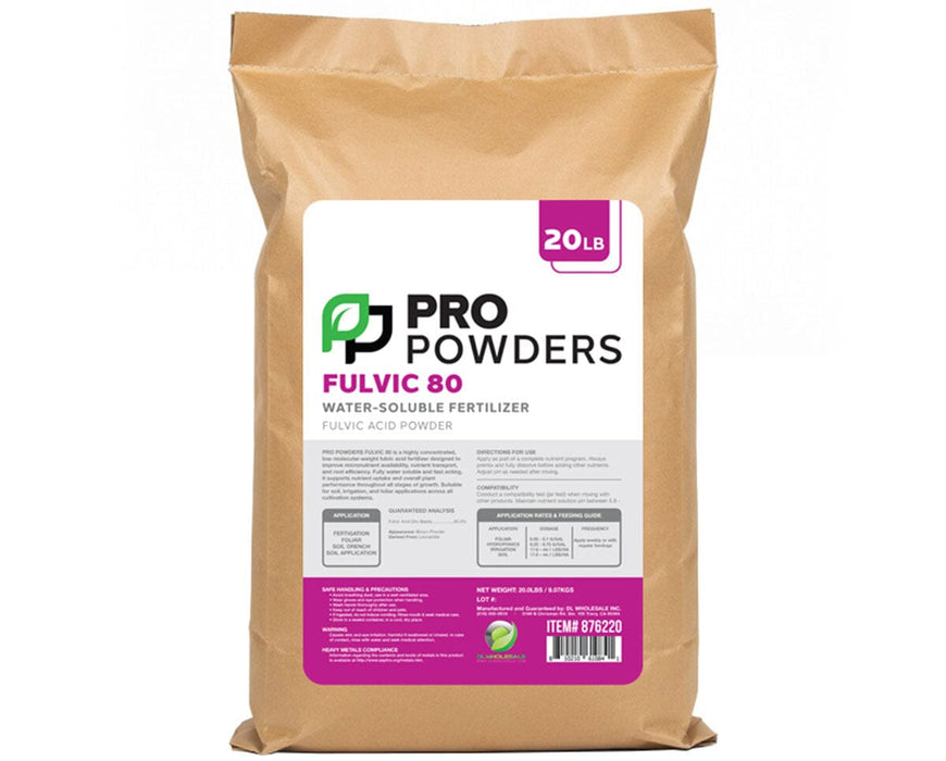 Pro Powders Fulvic 80 (Fulvic Acid Powder)