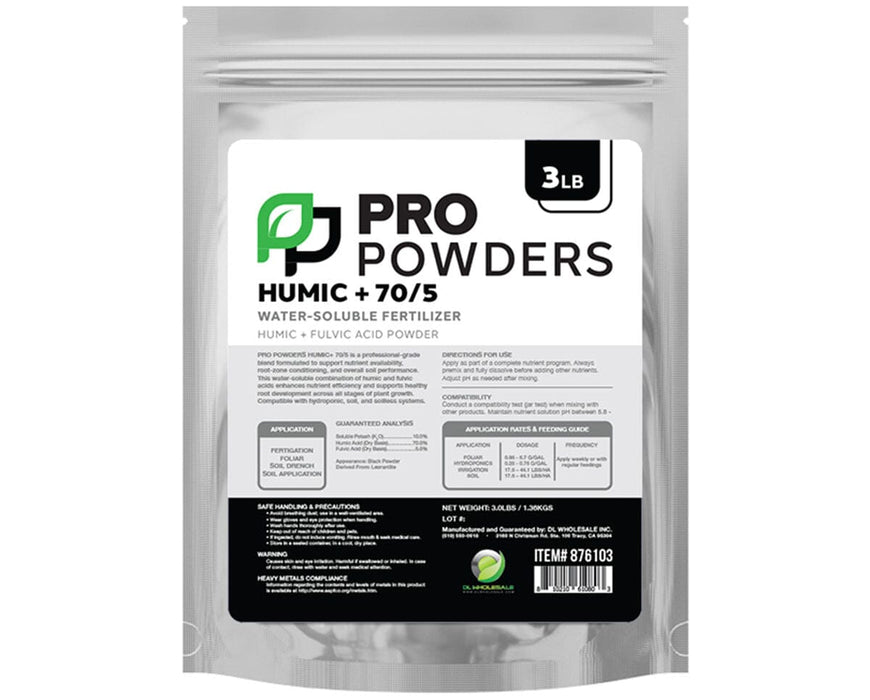 Pro Powders Humic + 70/5 (Humic & Fulvic Acid Powder)
