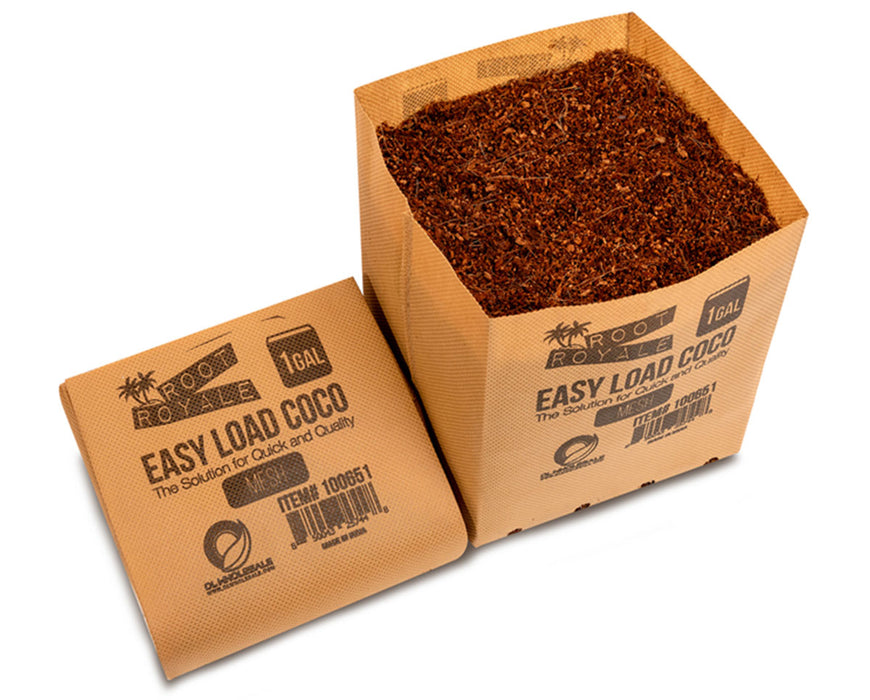 Root Royale Easy Load Coco Mesh Grow Bags