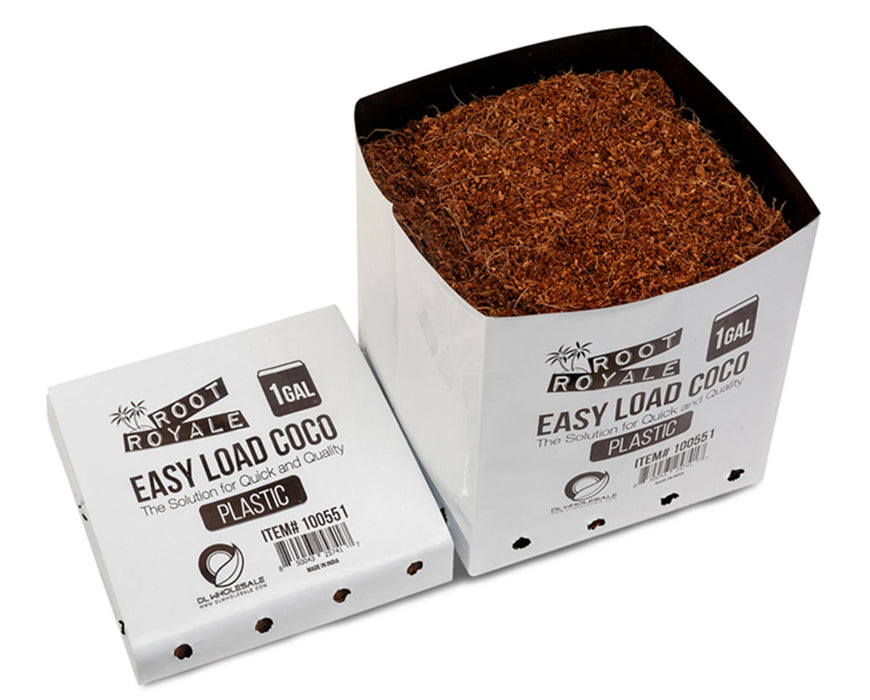 Root Royale Easy Load Coco Plastic Grow Bags