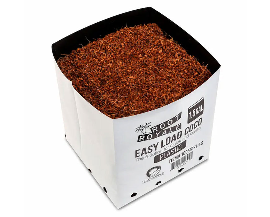 Root Royale Easy Load Coco Plastic Grow Bags