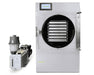 Stay Fresh 7 Shelf Home Freeze Dryer shown with its commercial vacuum pump attached.